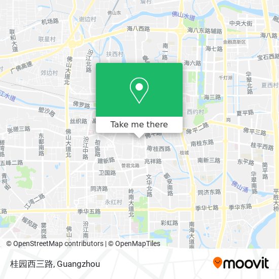 桂园西三路 map