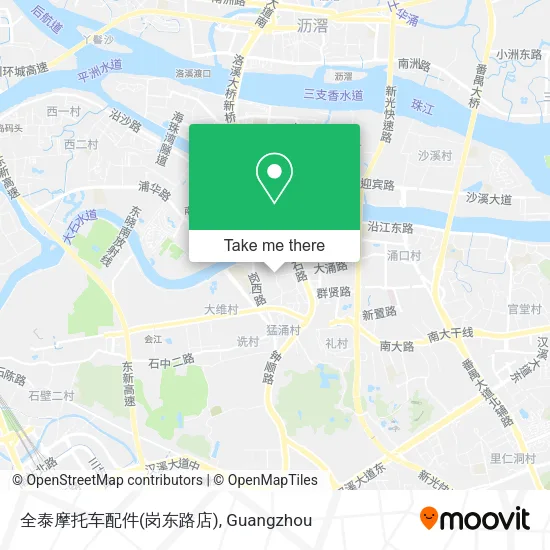 全泰摩托车配件(岗东路店) map