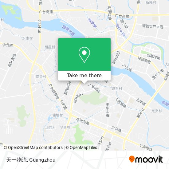 天一物流 map