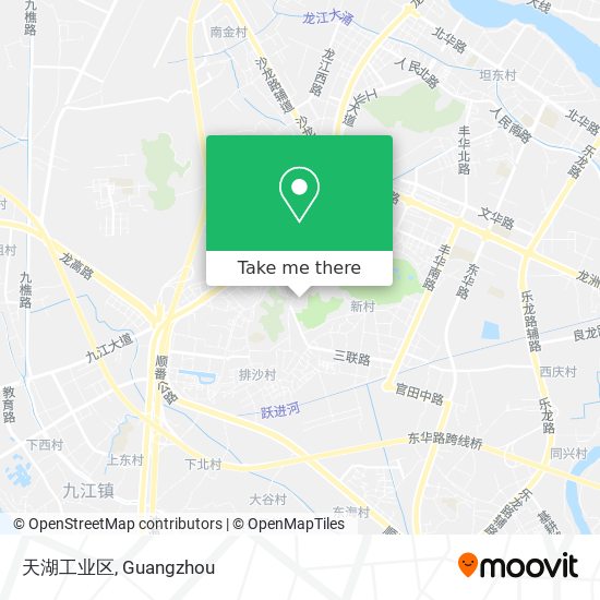 天湖工业区 map