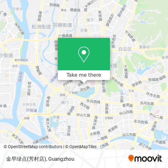 金早绿点(芳村店) map