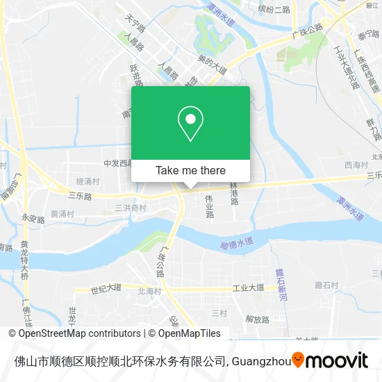 佛山市顺德区顺控顺北环保水务有限公司 map