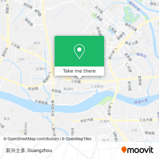 新兴士多 map