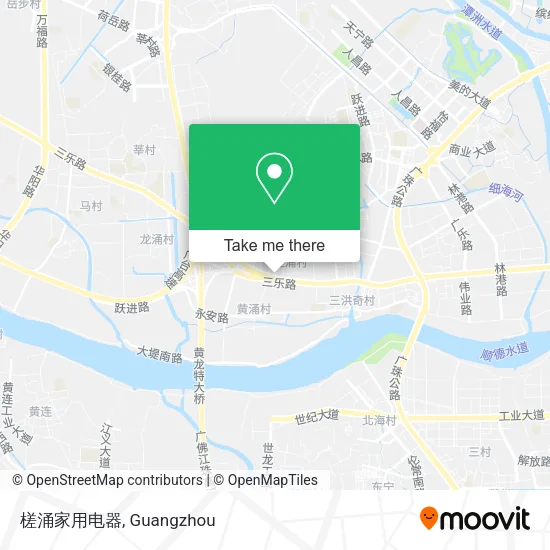 槎涌家用电器 map