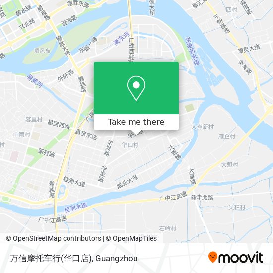 万信摩托车行(华口店) map