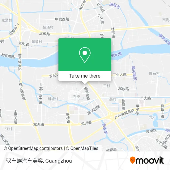 驭车族汽车美容 map
