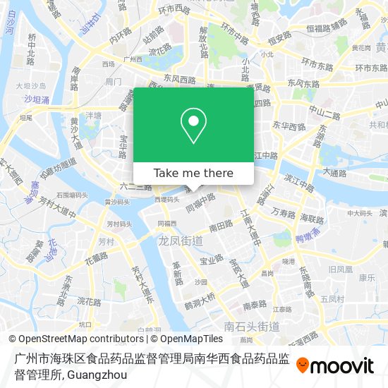 广州市海珠区食品药品监督管理局南华西食品药品监督管理所 map