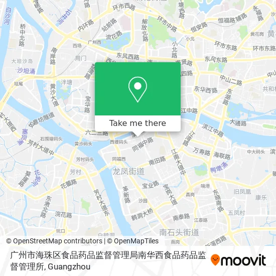 广州市海珠区食品药品监督管理局南华西食品药品监督管理所 map