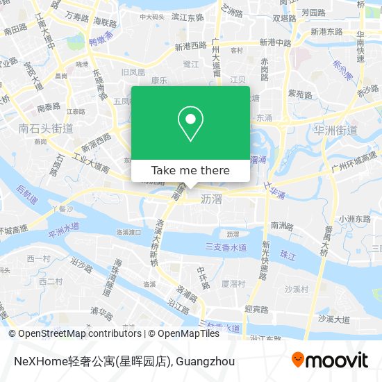 NeXHome轻奢公寓(星晖园店) map