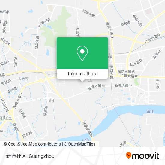新康社区 map