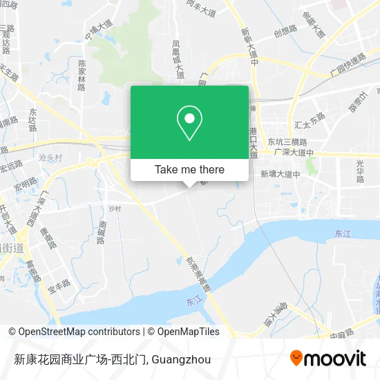 新康花园商业广场-西北门 map