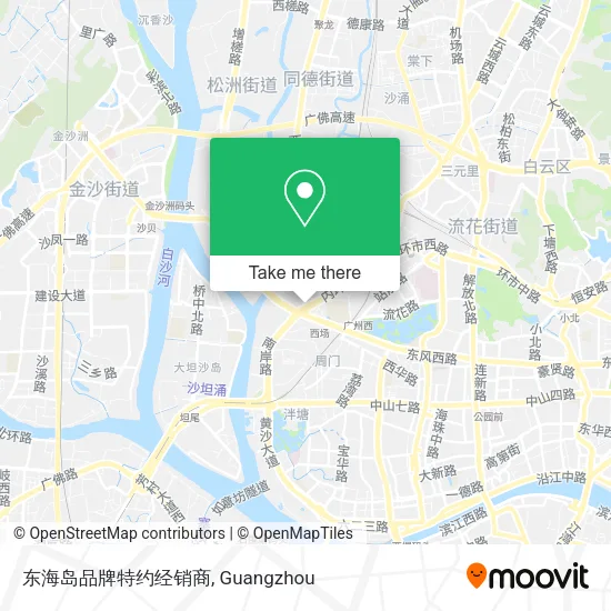 东海岛品牌特约经销商 map