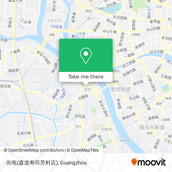 街电(森道寿司芳村店) map