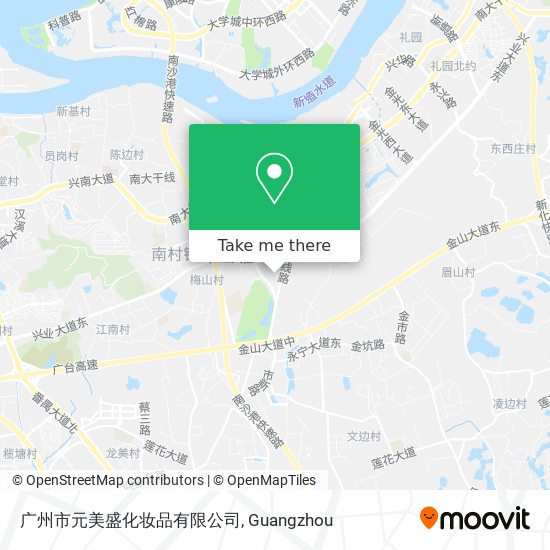 广州市元美盛化妆品有限公司 map