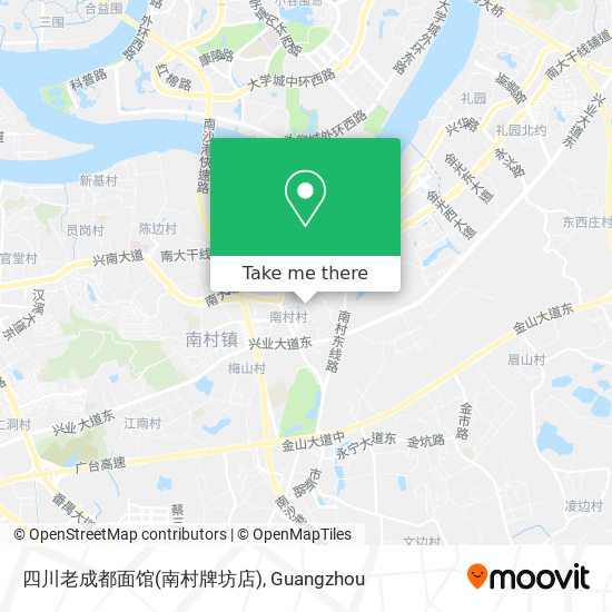 四川老成都面馆(南村牌坊店) map