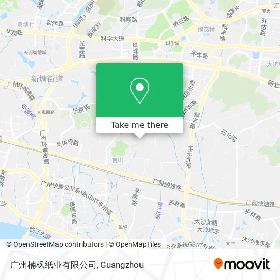 广州楠枫纸业有限公司 map