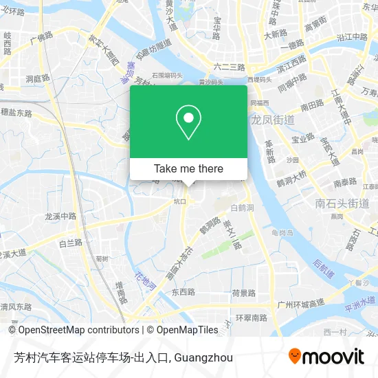 芳村汽车客运站停车场-出入口 map