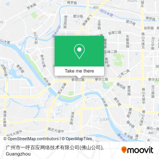 广州市一呼百应网络技术有限公司(佛山公司) map