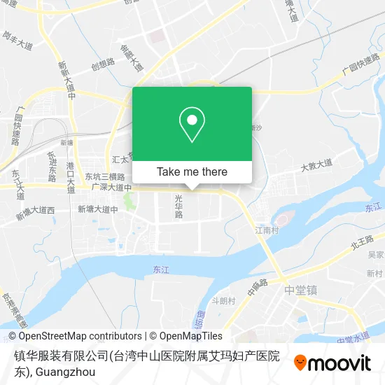 镇华服装有限公司(台湾中山医院附属艾玛妇产医院东) map