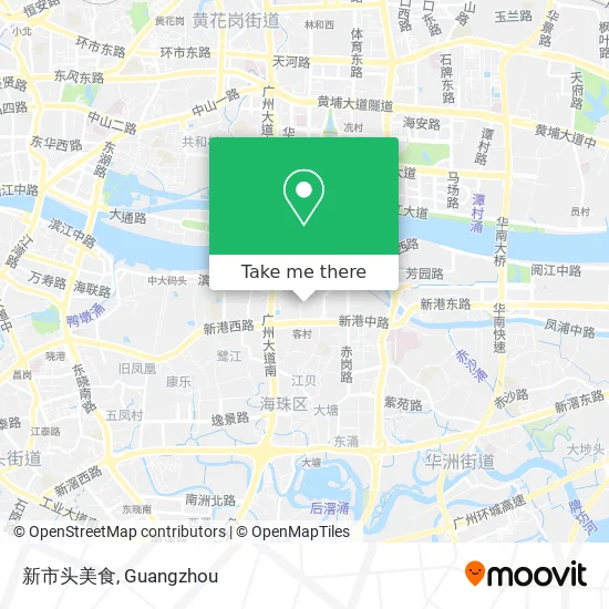 新市头美食 map