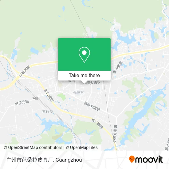 广州市芭朵拉皮具厂 map
