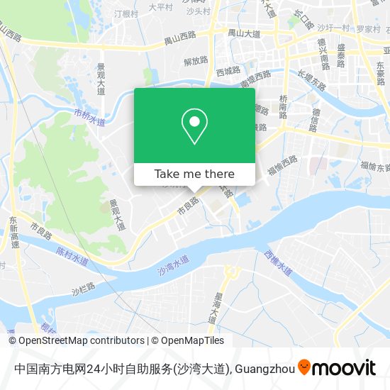 中国南方电网24小时自助服务(沙湾大道) map