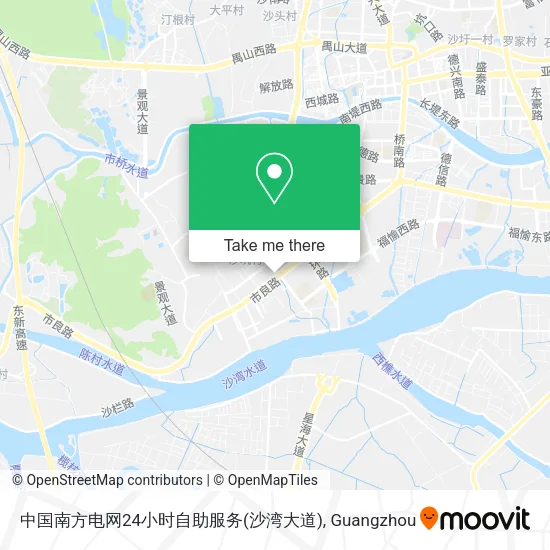 中国南方电网24小时自助服务(沙湾大道) map