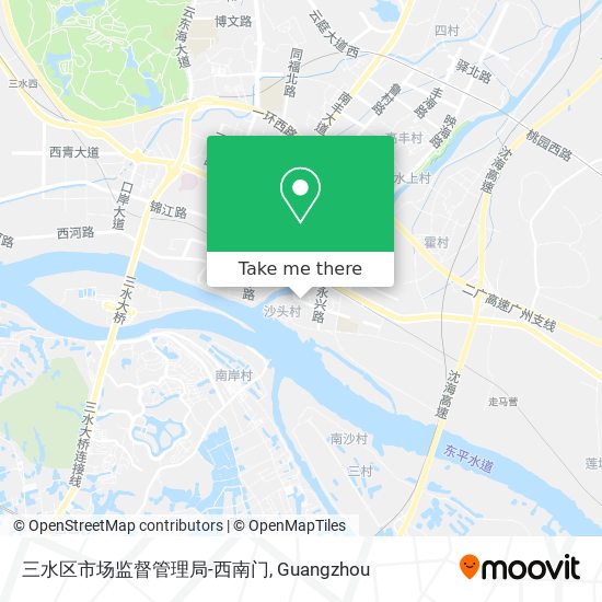三水区市场监督管理局-西南门 map