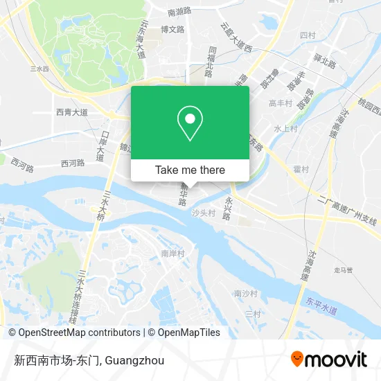 新西南市场-东门 map