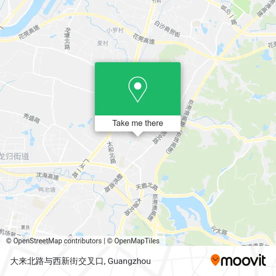 大来北路与西新街交叉口 map
