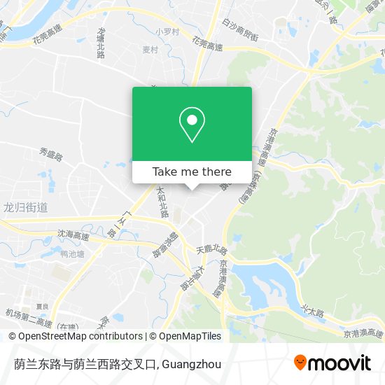 荫兰东路与荫兰西路交叉口 map