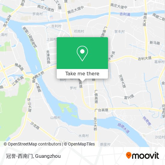 冠誉-西南门 map