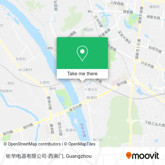 钜华电器有限公司-西南门 map