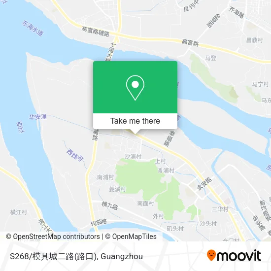 S268/模具城二路(路口) map