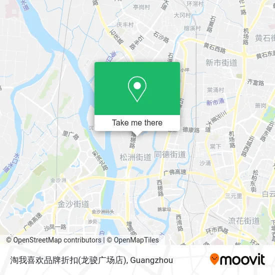 淘我喜欢品牌折扣(龙骏广场店) map