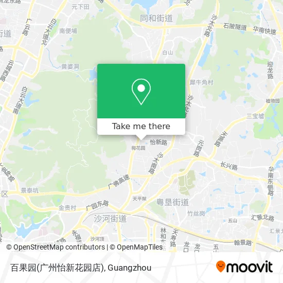 百果园(广州怡新花园店) map