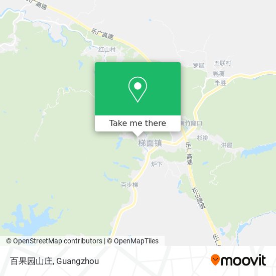 百果园山庄 map