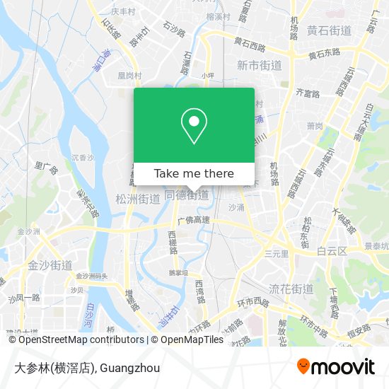 大参林(横滘店) map