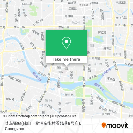 菜鸟驿站(佛山下黎涌东街村看娥巷8号店) map