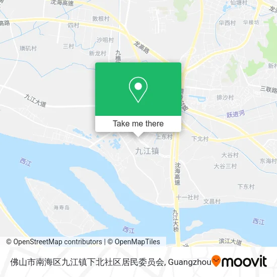 佛山市南海区九江镇下北社区居民委员会 map