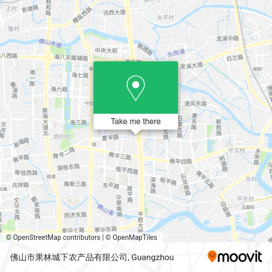 佛山市果林城下农产品有限公司 map