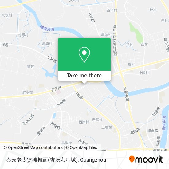 秦云老太婆摊摊面(杏坛宏汇城) map