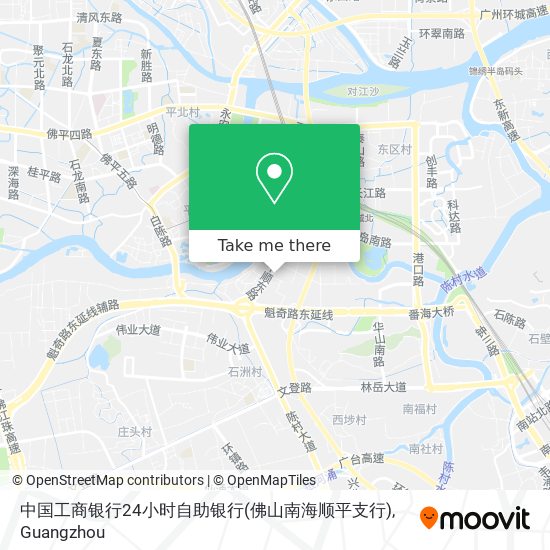 中国工商银行24小时自助银行(佛山南海顺平支行) map