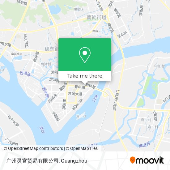 广州灵官贸易有限公司 map