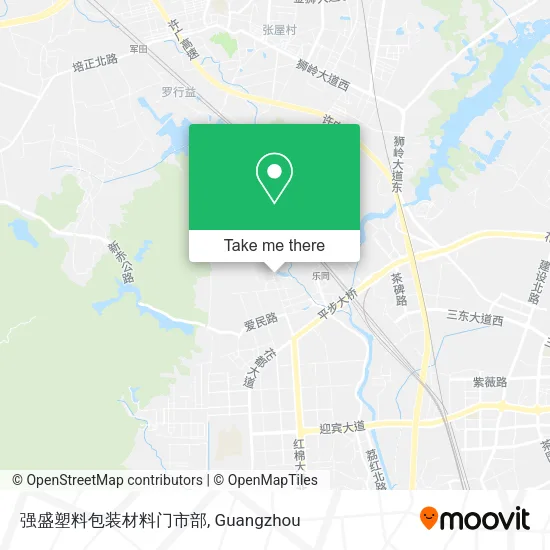 强盛塑料包装材料门市部 map