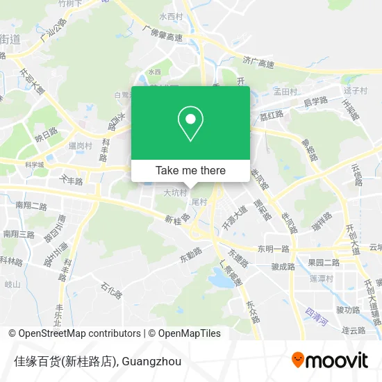 佳缘百货(新桂路店) map