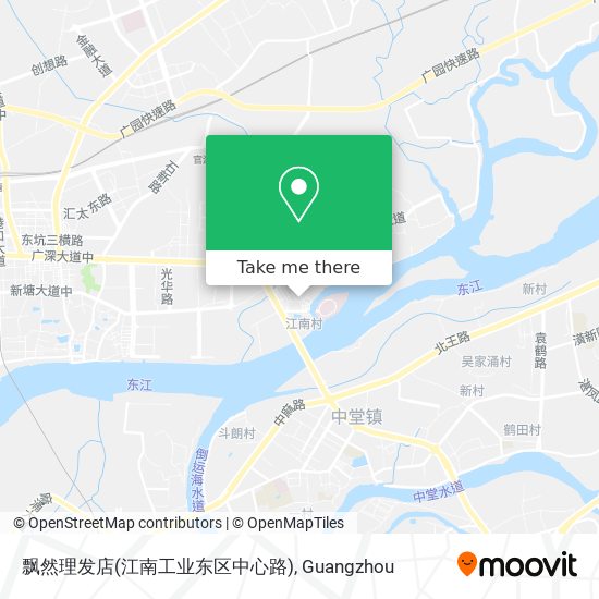 飘然理发店(江南工业东区中心路) map