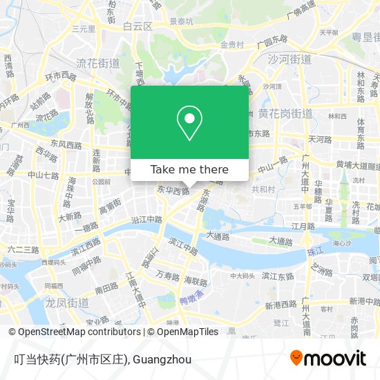 叮当快药(广州市区庄) map