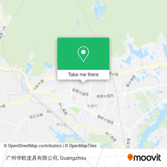 广州华欧皮具有限公司 map