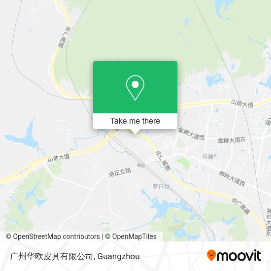 广州华欧皮具有限公司 map